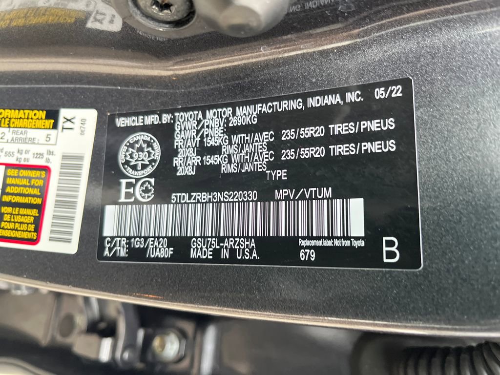 Used 2022 Toyota Highlander XSE image 29