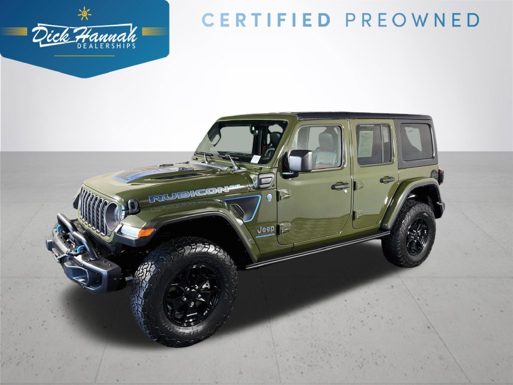 Certified 2023 Jeep Wrangler Unlimited Rubicon 4xe AWD/4WD image 1