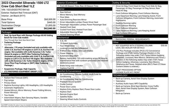 Certified 2023 Chevrolet Silverado 1500 LTZ image 7