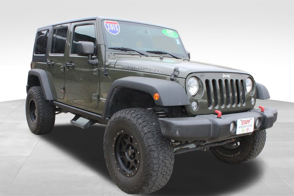 Used 2015 Jeep Wrangler Unlimited Rubicon w/ Connectivity Group AWD/4WD image 19