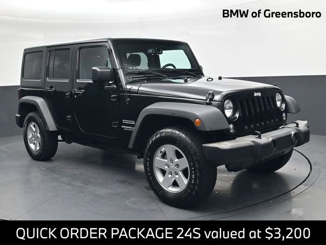 Used 2017 Jeep Wrangler Unlimited Sport w/ Quick Order Package 24S