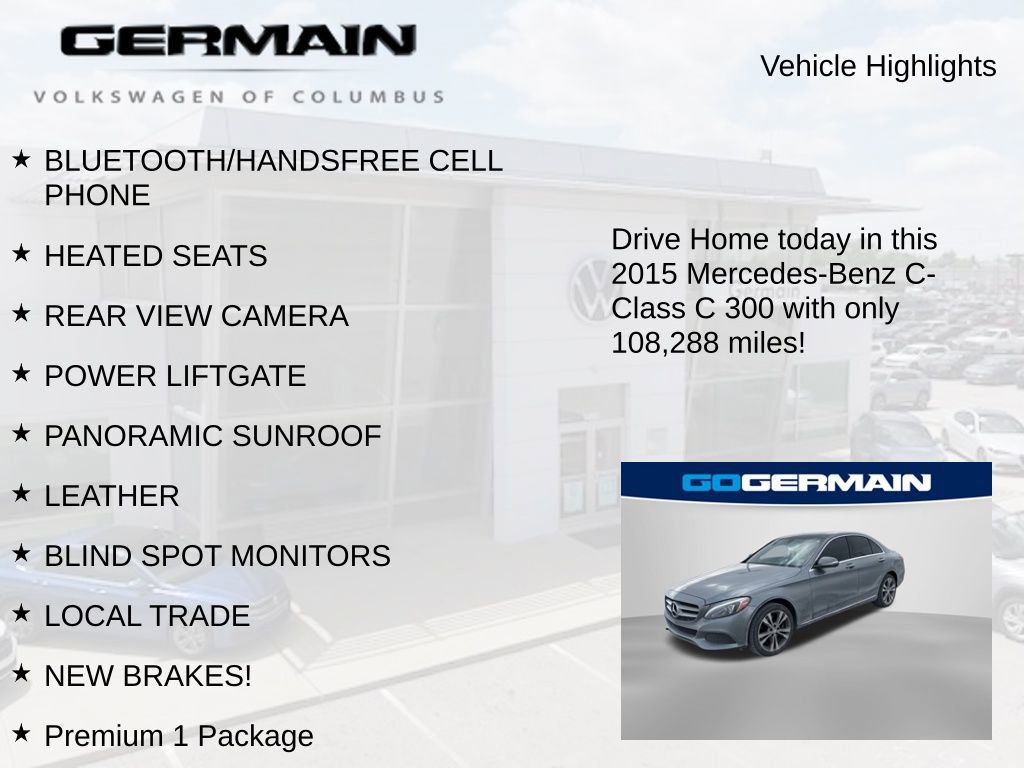 Used 2015 Mercedes-Benz C 300 4MATIC Sedan image 5