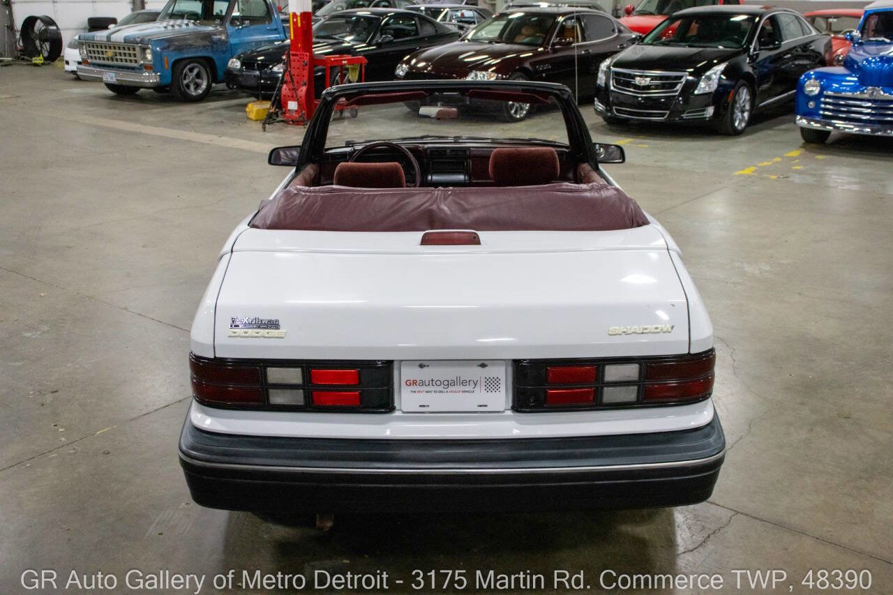 Used 1991 Dodge Shadow Convertible image 6