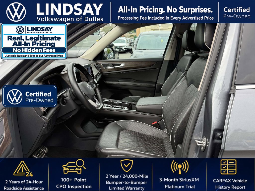 Certified 2024 Volkswagen Atlas SEL Premium R-Line AWD/4WD image 12