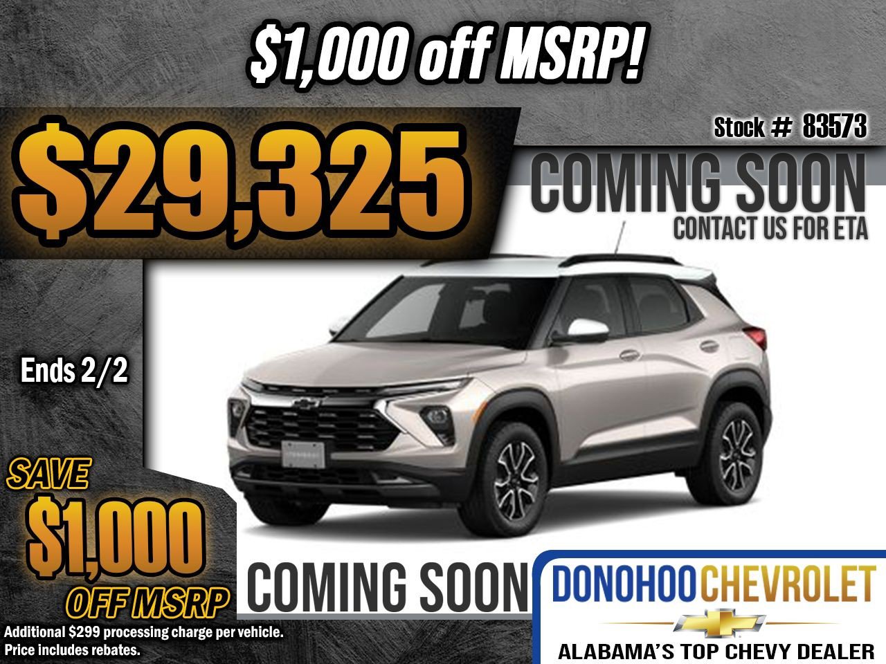 New 2026 Chevrolet TrailBlazer ACTIV image 1