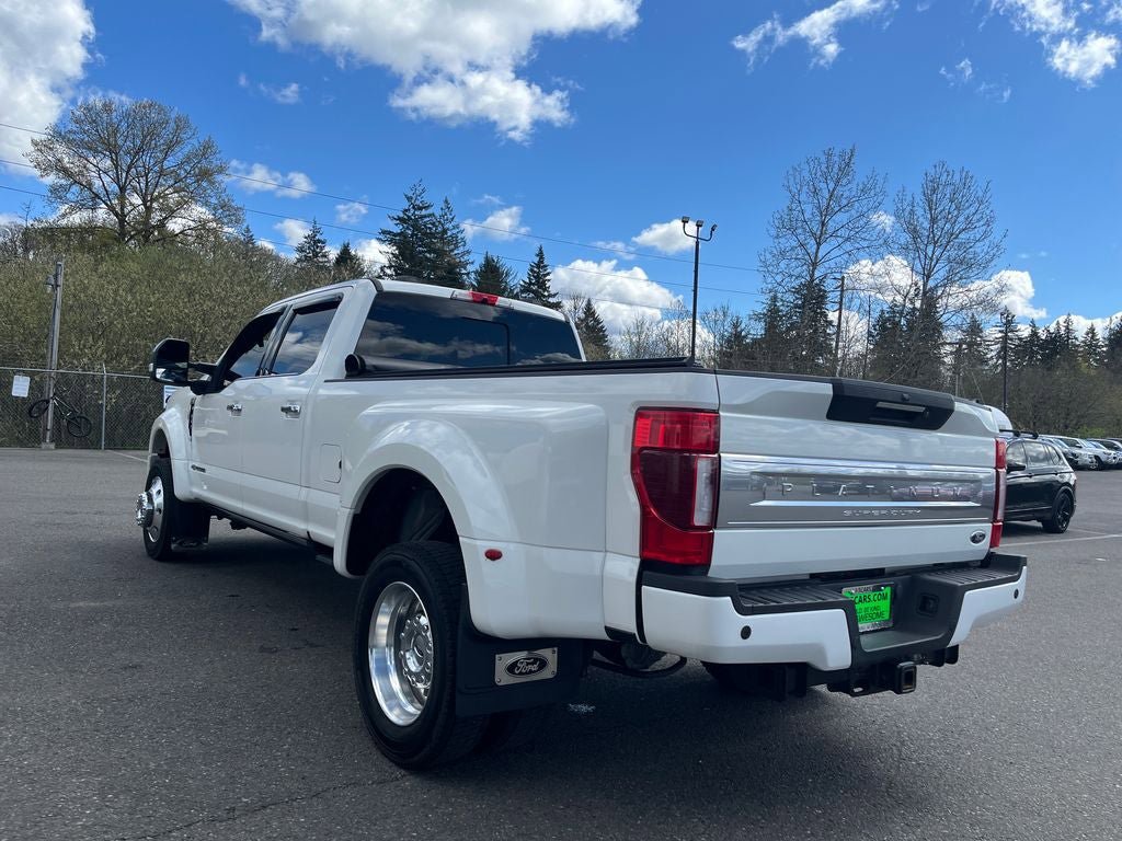 Used 2020 Ford F450 Platinum w/ Camper Package image 4