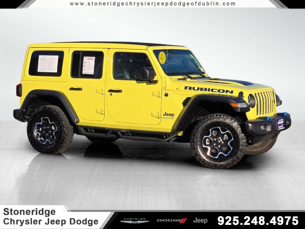 Used 2023 Jeep Wrangler Unlimited Rubicon 4xe w/ Cold Weather Group