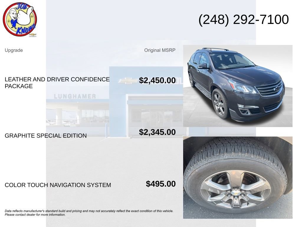 Used 2017 Chevrolet Traverse LT AWD/4WD image 5