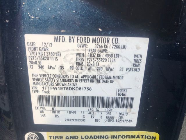 Used 2013 Ford F150 Lariat w/ Luxury Equipment Group image 30