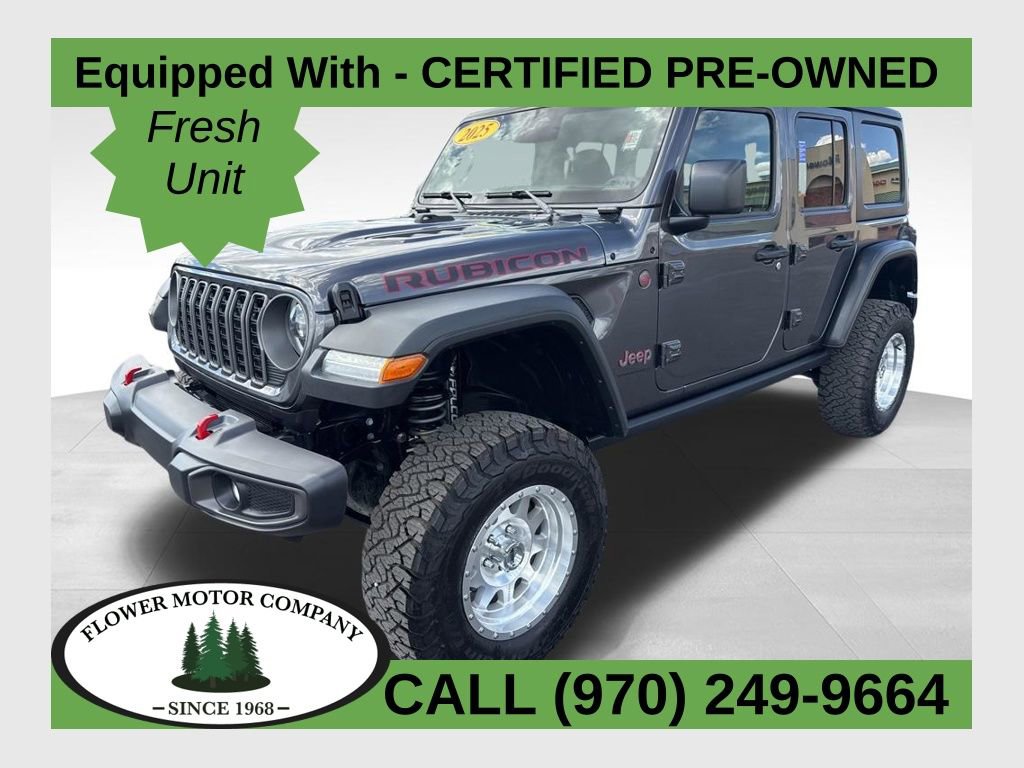 Used 2025 Jeep Wrangler Unlimited Rubicon w/ Convenience Group AWD/4WD image 1