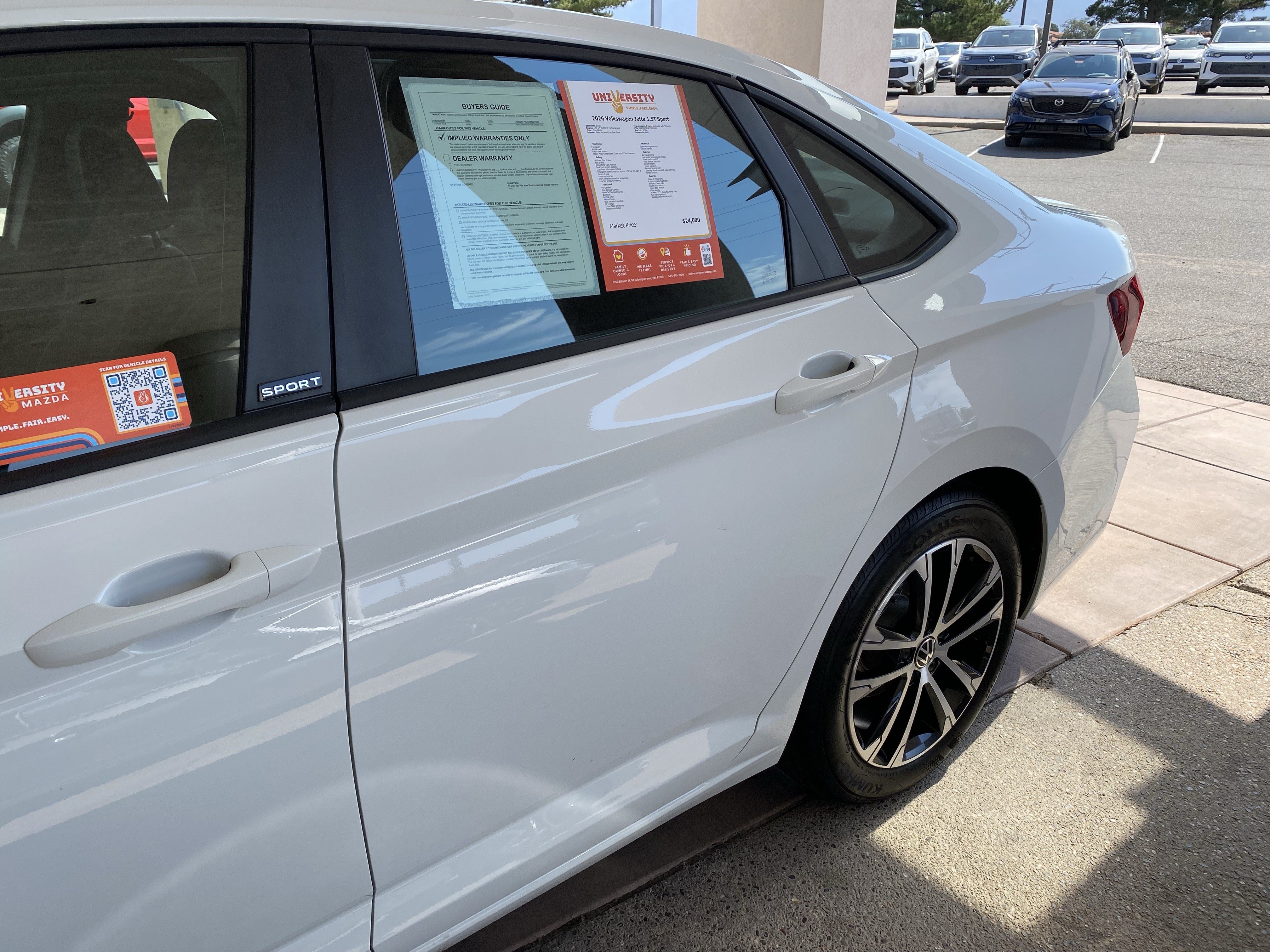Certified 2026 Volkswagen Jetta Sport FWD image 54