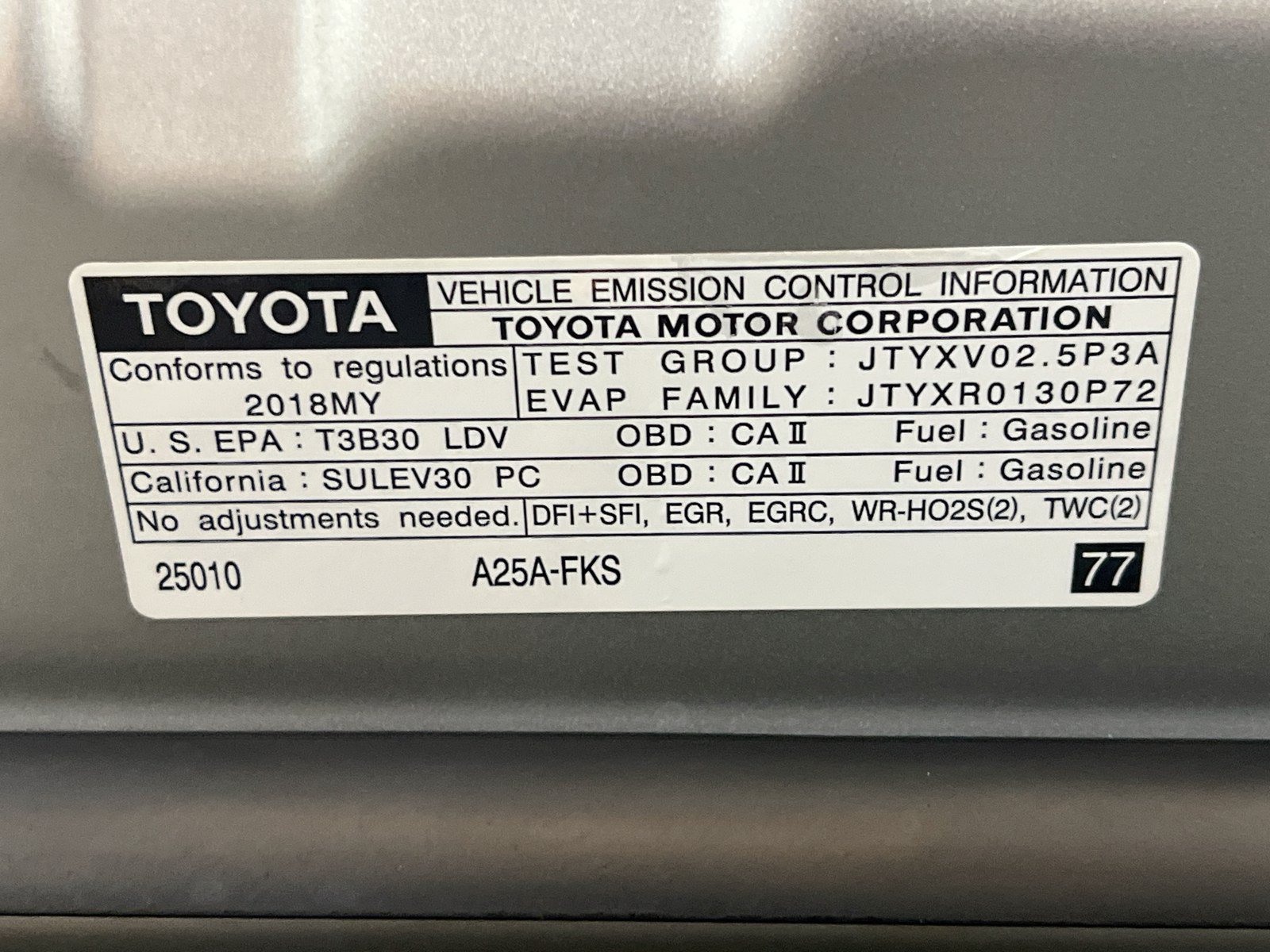Used 2018 Toyota Camry LE FWD image 20