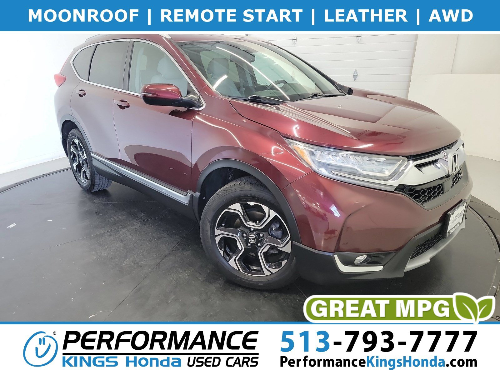Used 2017 Honda CR-V Touring image 1