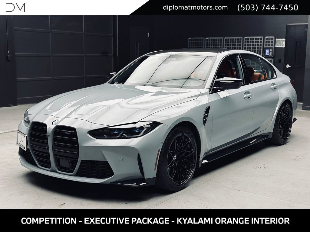 Used 2022 BMW M3 Competition w/ Executive Package AWD/4WD image 1