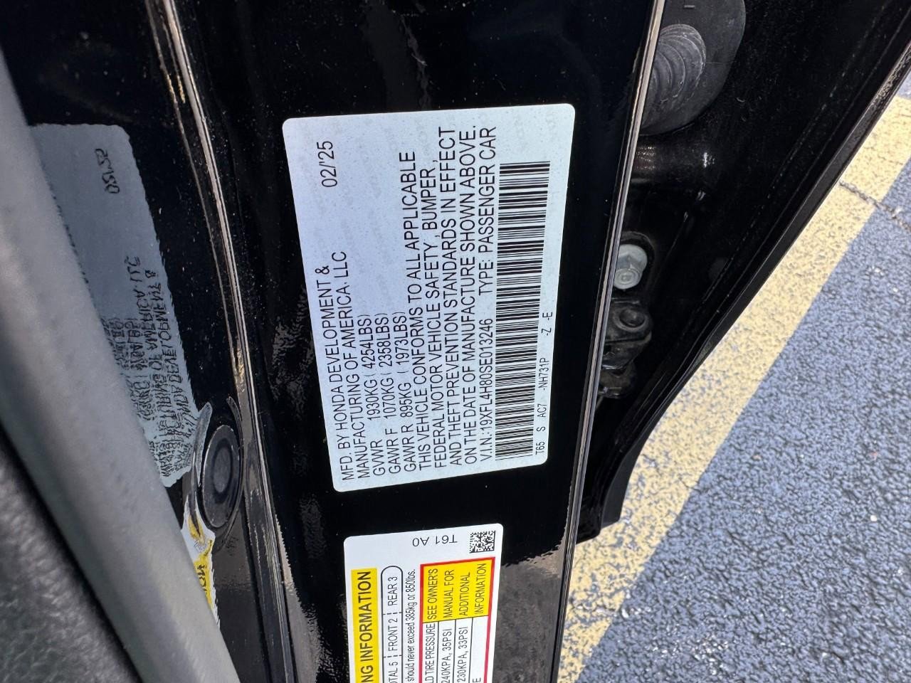 Certified 2025 Honda Civic Sport image 27