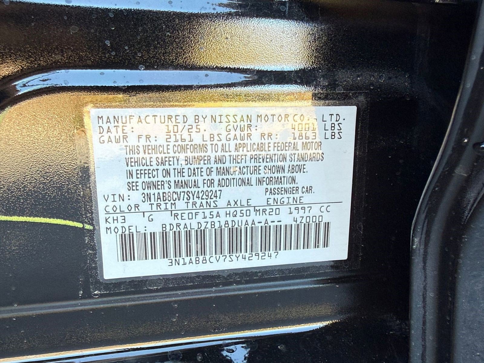 New 2025 Nissan Sentra SV image 18