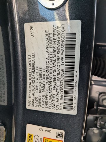 New 2026 Honda Accord LX image 17