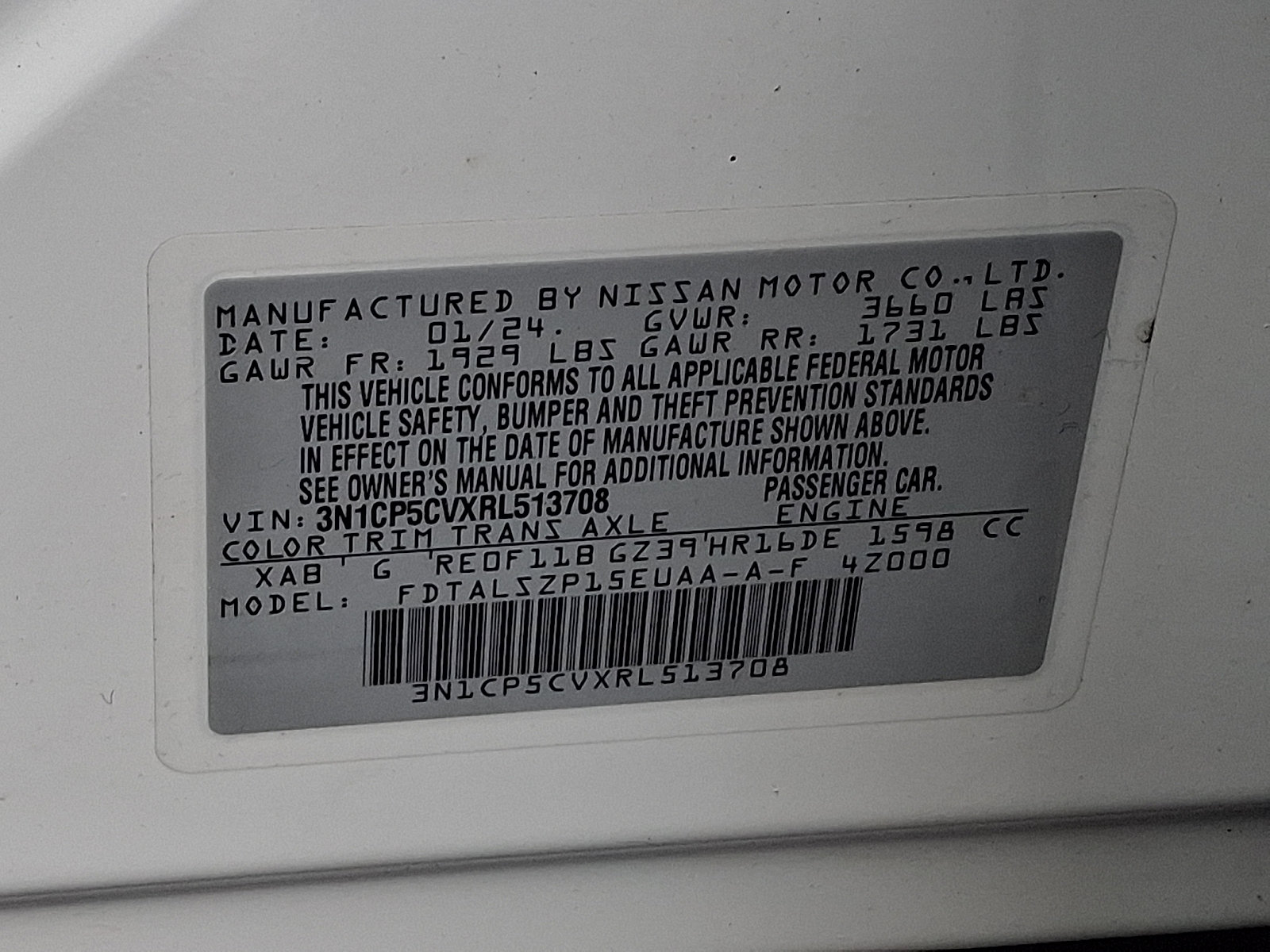 Used 2024 Nissan Kicks SV FWD image 26