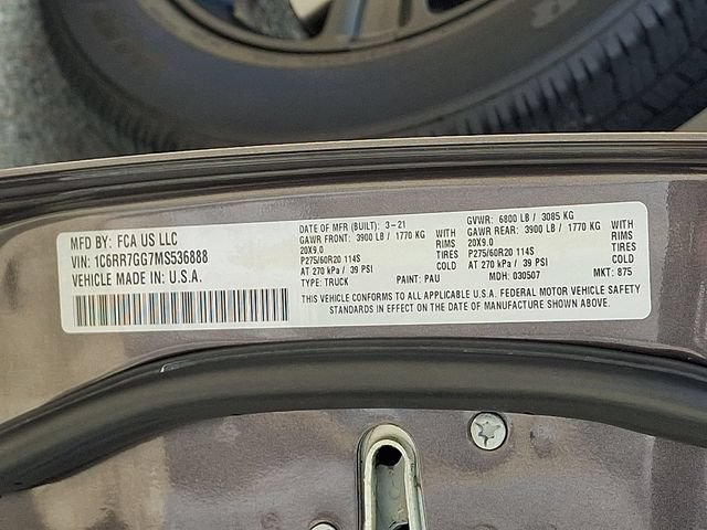 Used 2021 RAM 1500 Warlock w/ Electronics Group AWD/4WD image 29