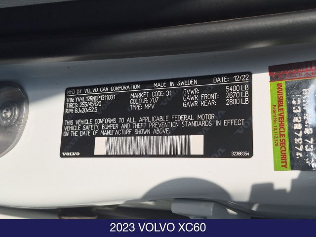 Used 2023 Volvo XC60 B5 Plus w/ Climate Package AWD/4WD image 26