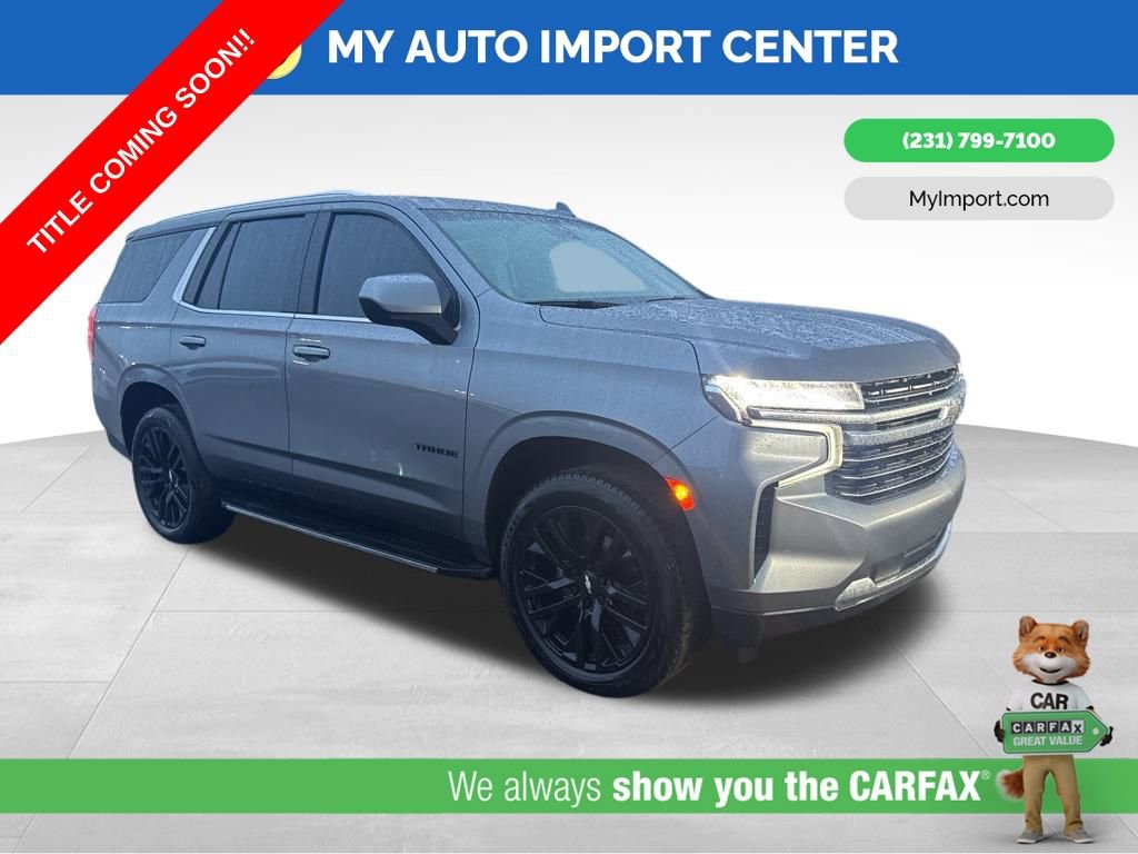 Used 2021 Chevrolet Tahoe LT w/ Rear Media and Nav Package image 4