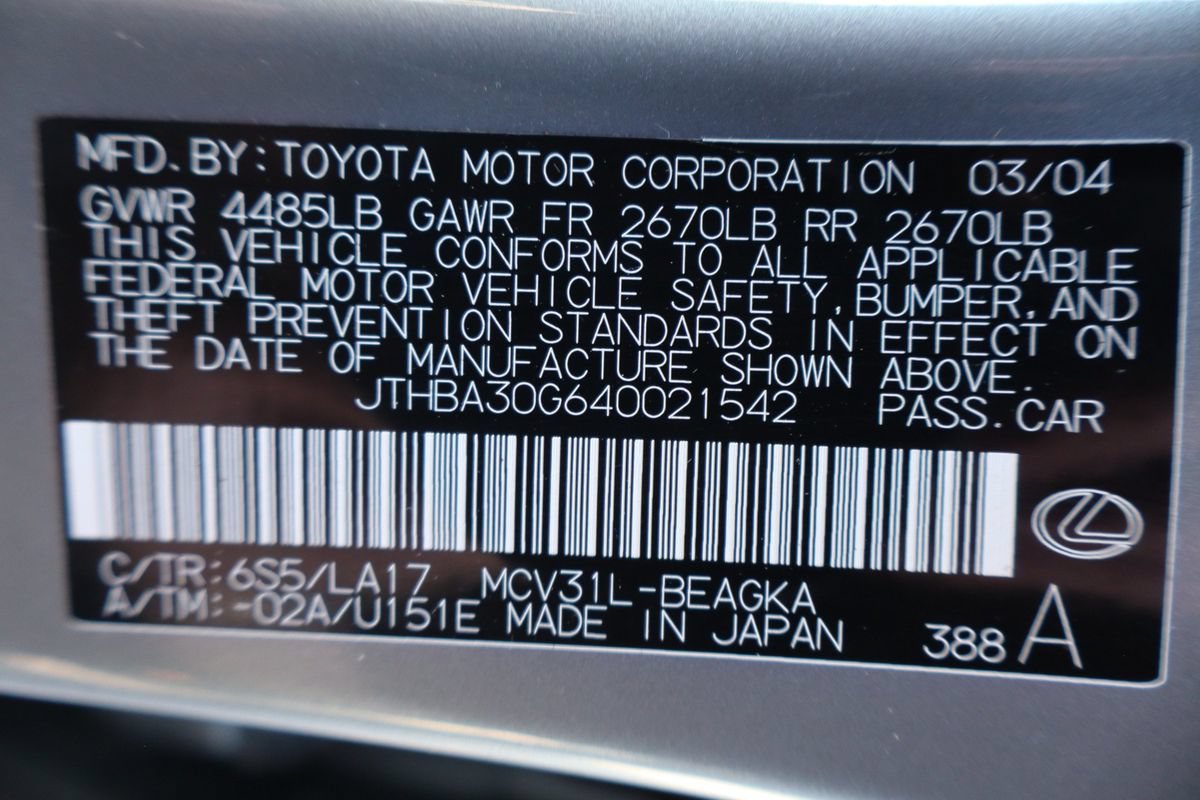 Used 2004 Lexus ES 330 w/ Premium Pkg FWD image 45