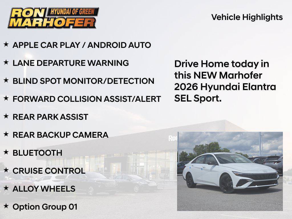 New 2026 Hyundai Elantra Sport FWD image 36