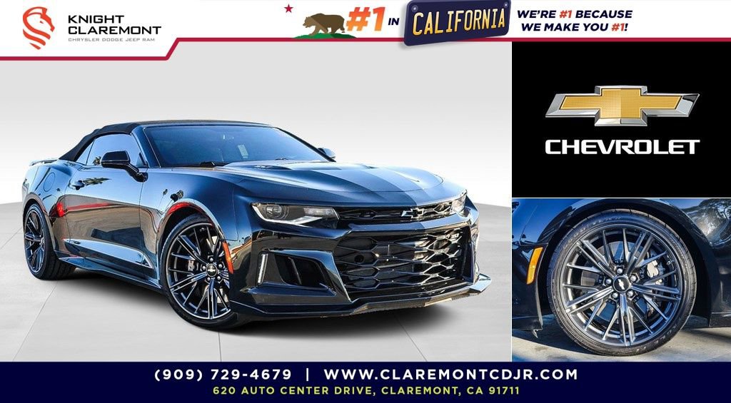 Used 2018 Chevrolet Camaro ZL1 w/ LPO, ZL1 Protection Package RWD image 1