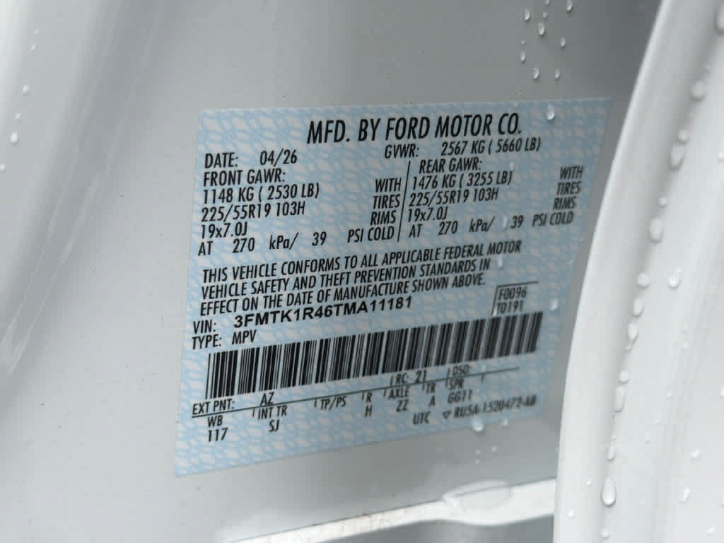 New 2026 Ford Mustang Mach-E Select RWD image 27