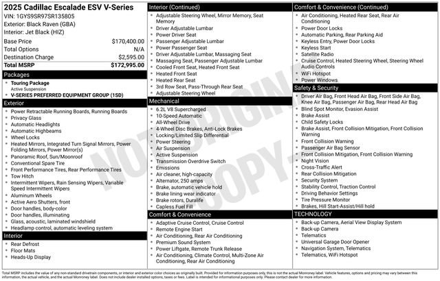Certified 2025 Cadillac Escalade ESV V AWD/4WD image 7