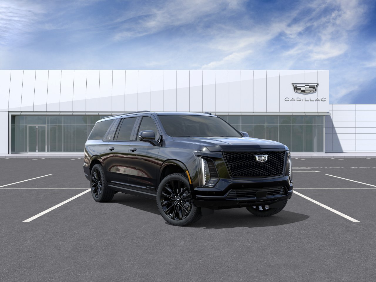 New 2026 Cadillac Escalade ESV Platinum Sport w/ LPO, ONYX Package AWD/4WD image 1