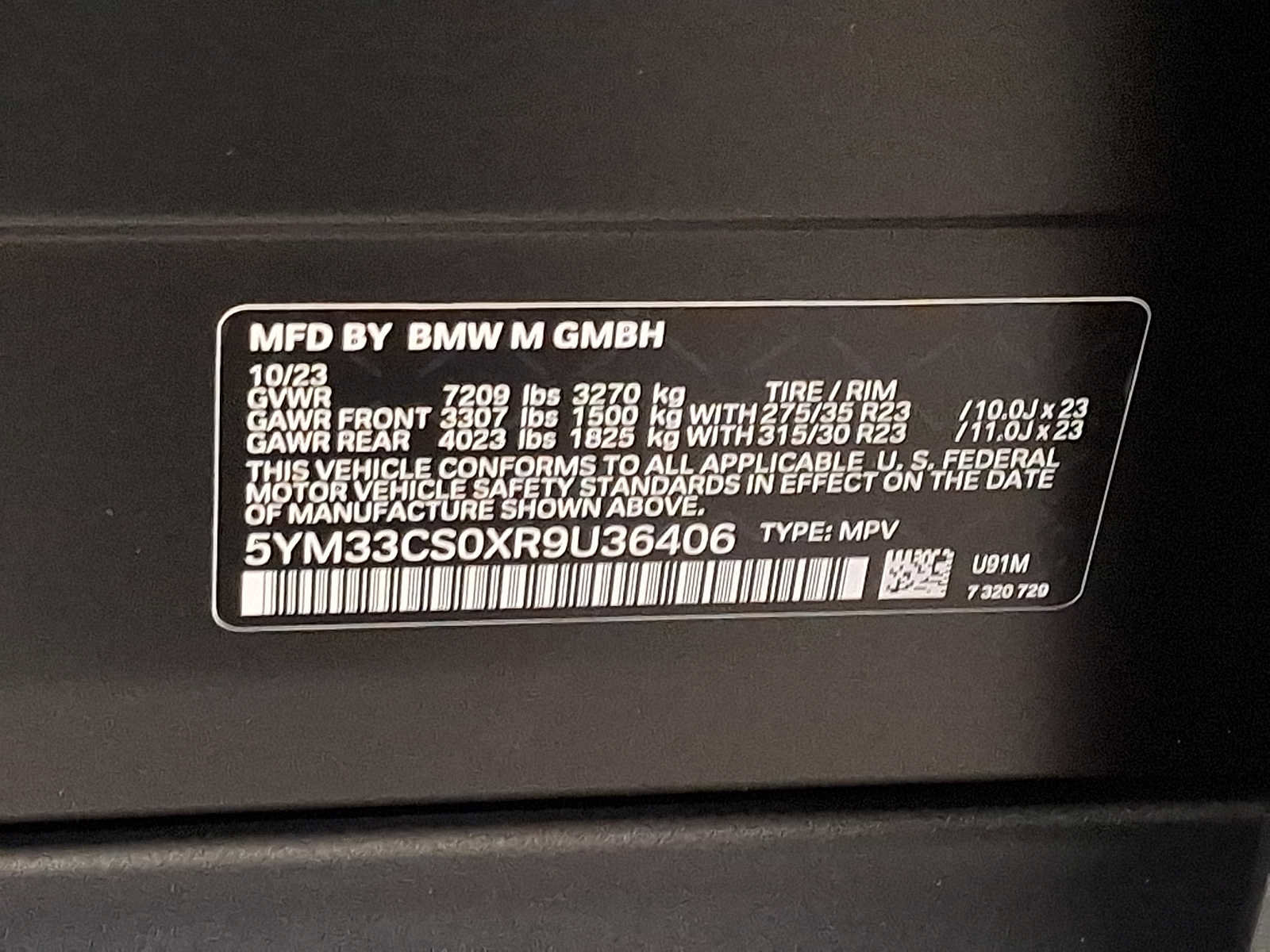 Used 2024 BMW XM Label Red AWD/4WD image 27