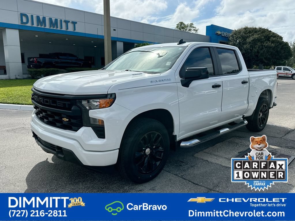 Certified 2025 Chevrolet Silverado 1500 Custom RWD image 1