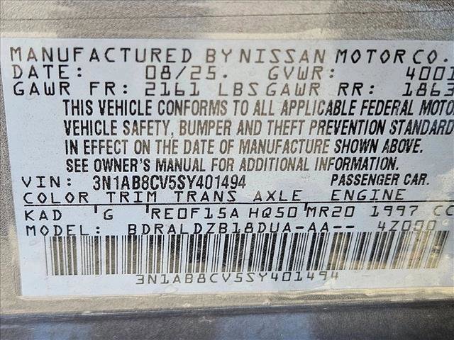 Used 2025 Nissan Sentra SV w/ Trunk Package FWD image 15