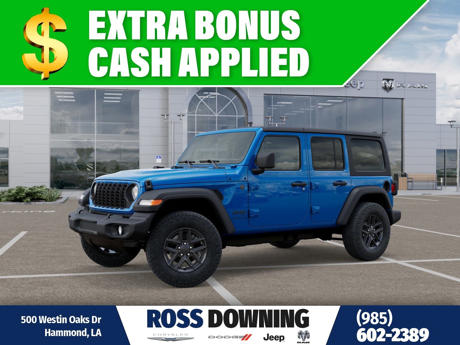 New 2025 Jeep Wrangler Sport S