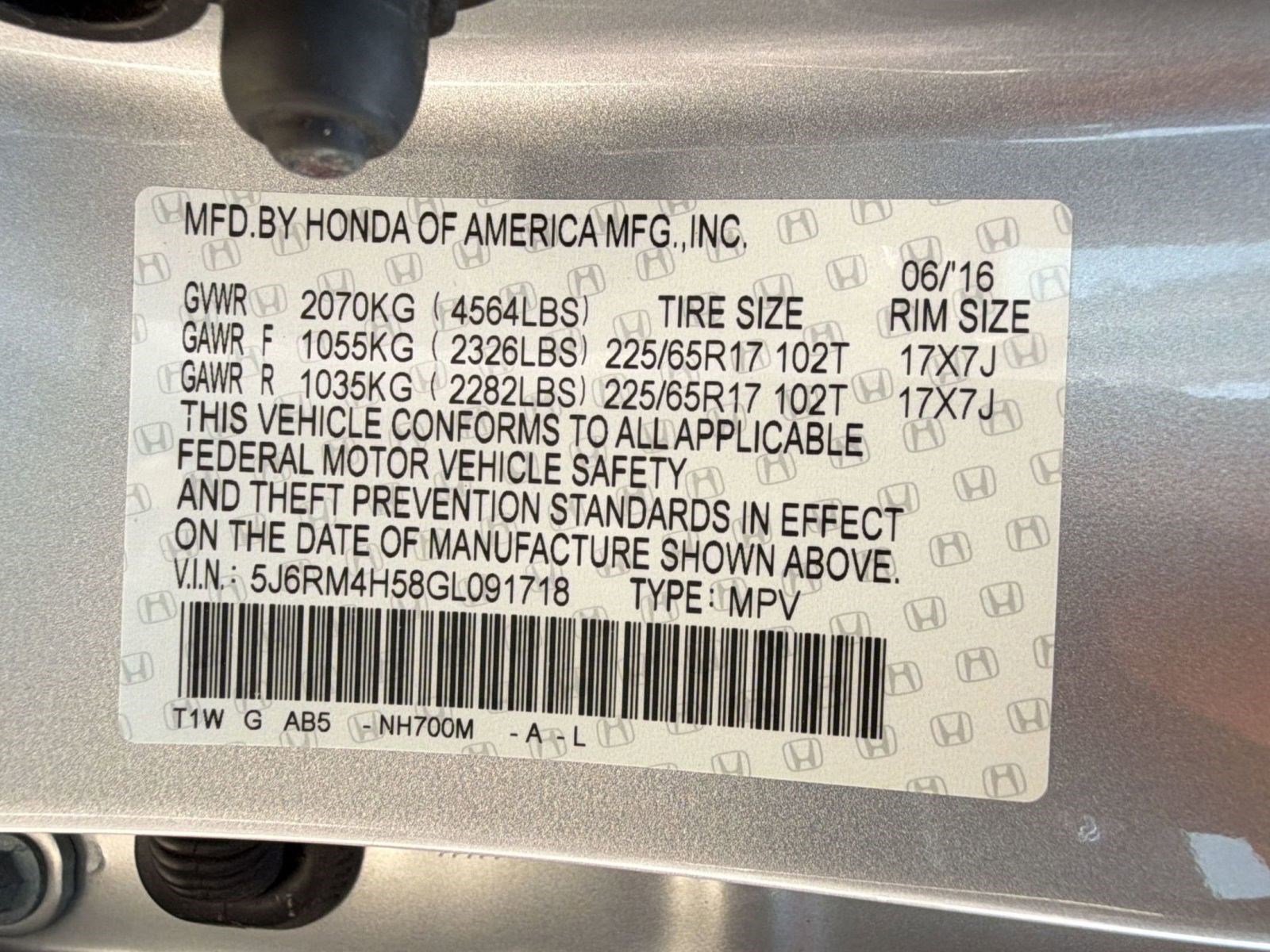 Used 2016 Honda CR-V EX image 20