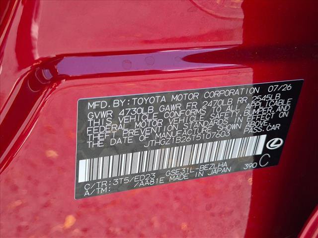 New 2026 Lexus IS 350 F Sport w/ Technology Package RWD image 17