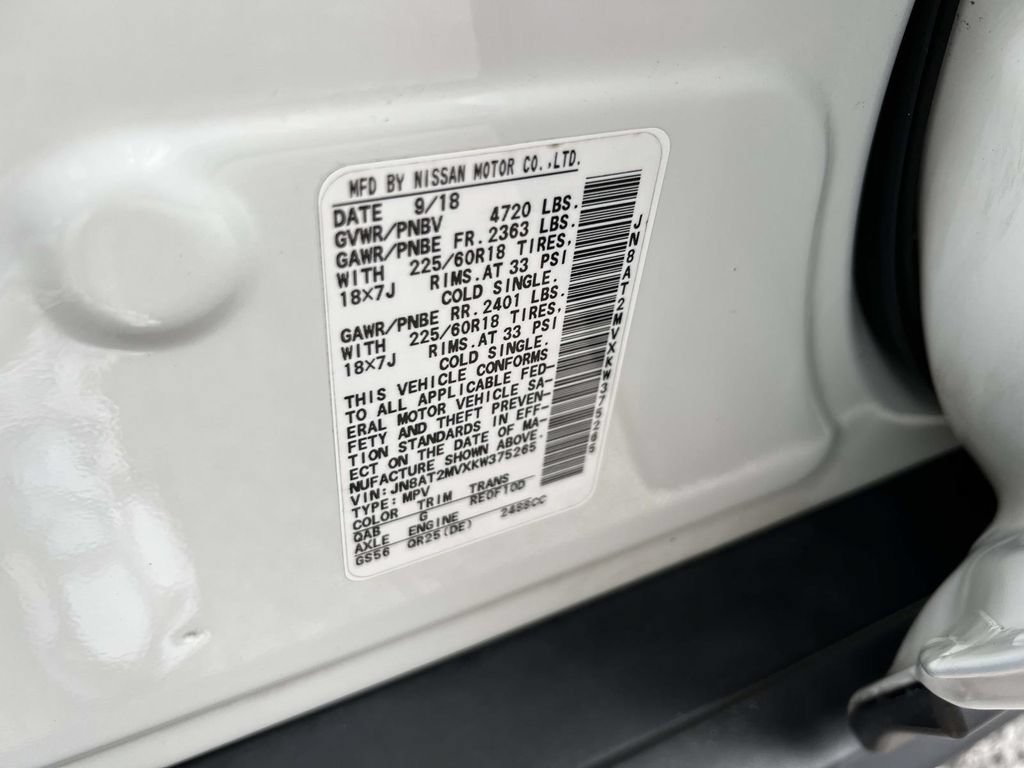 Used 2019 Nissan Rogue SV w/ Sun & Sound Touring Package AWD/4WD image 18