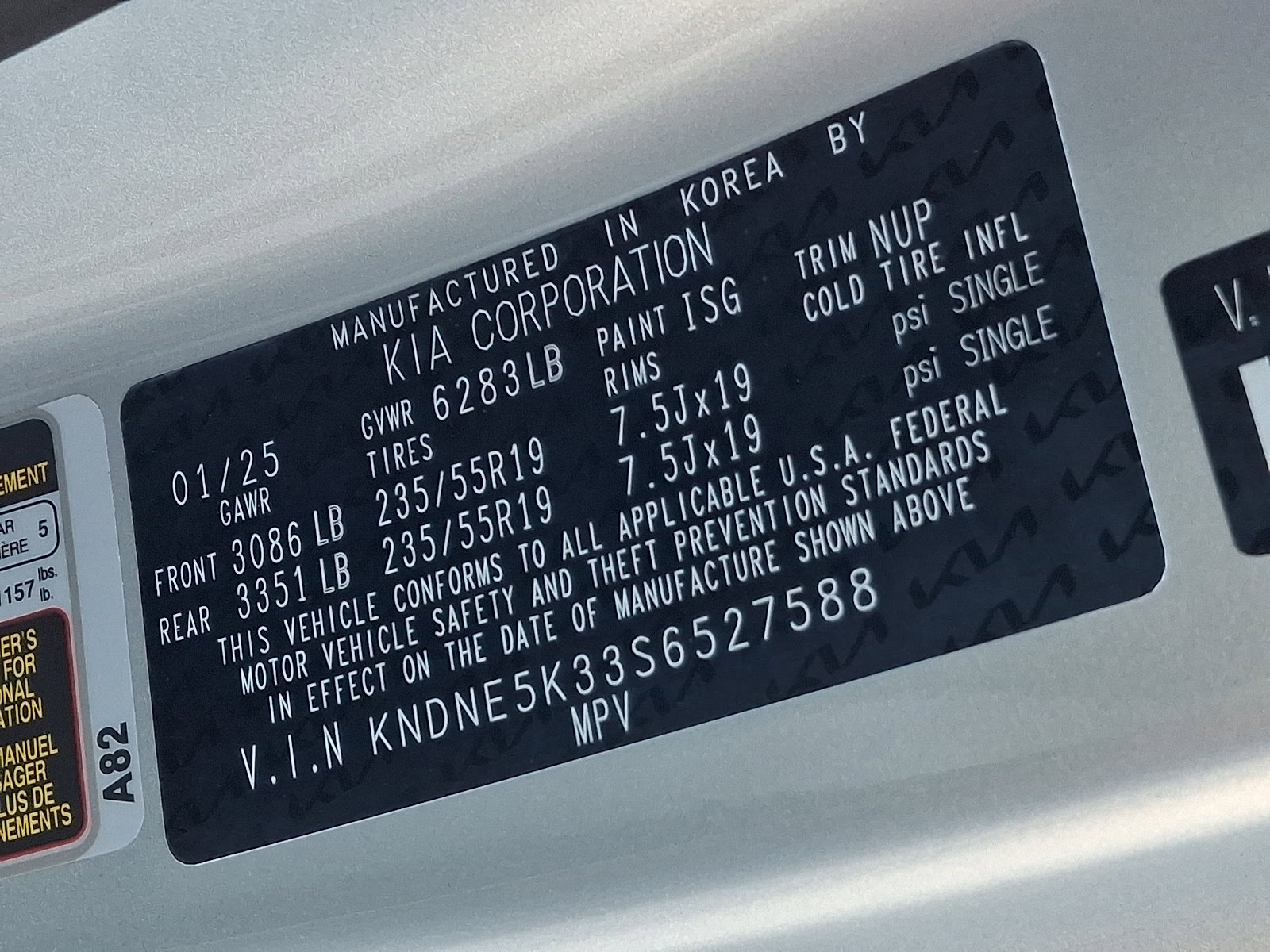 New 2025 Kia Carnival SX Prestige image 23