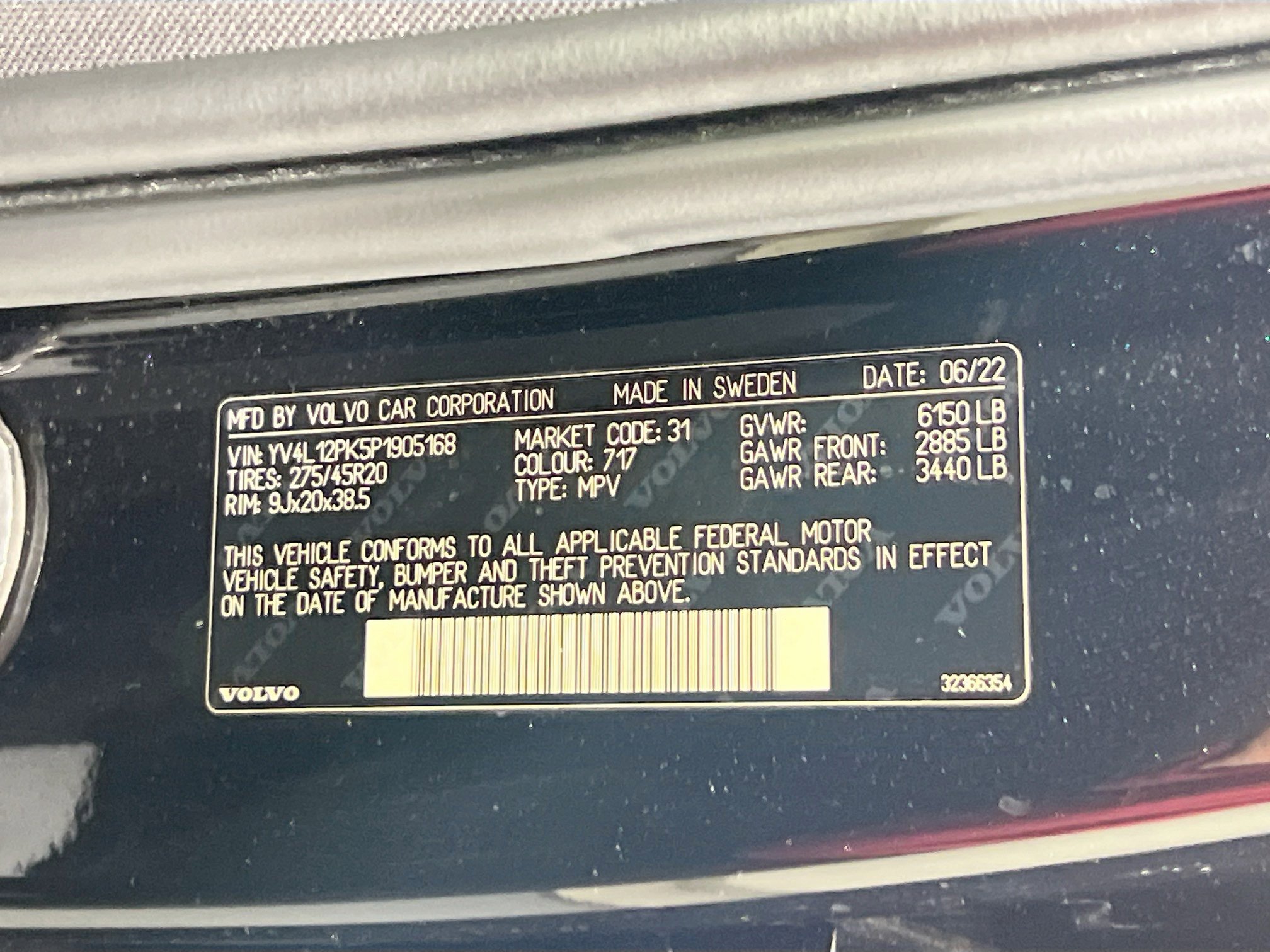 Used 2023 Volvo XC90 B5 Core w/ Protection Package Premier image 34