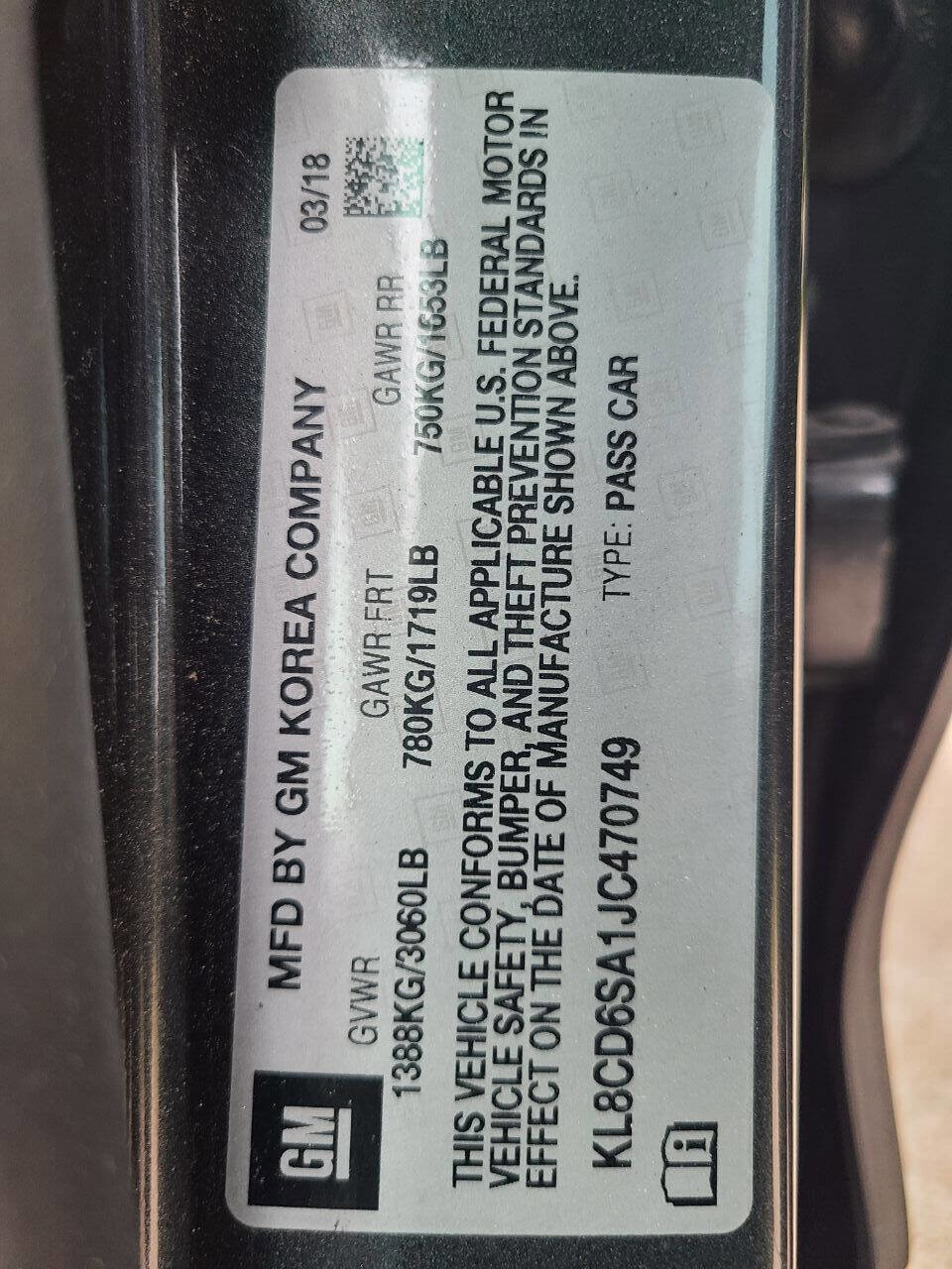 Used 2018 Chevrolet Spark LT image 29