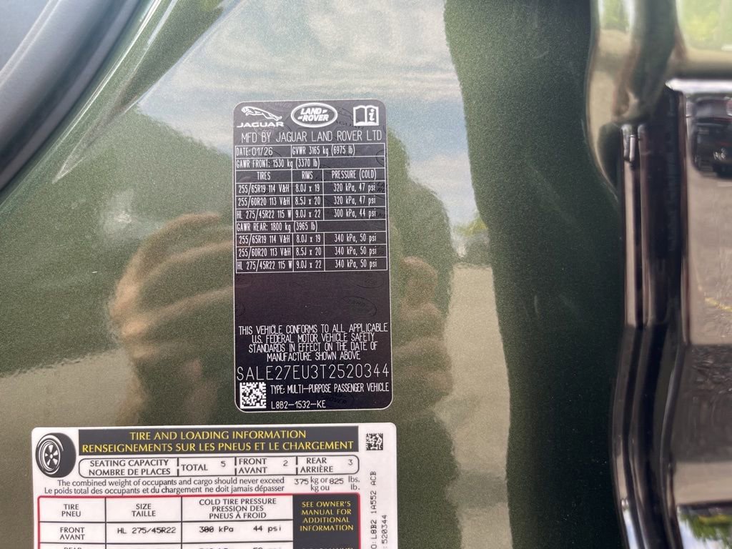 New 2026 Land Rover Defender 110 X-Dynamic SE AWD/4WD image 28
