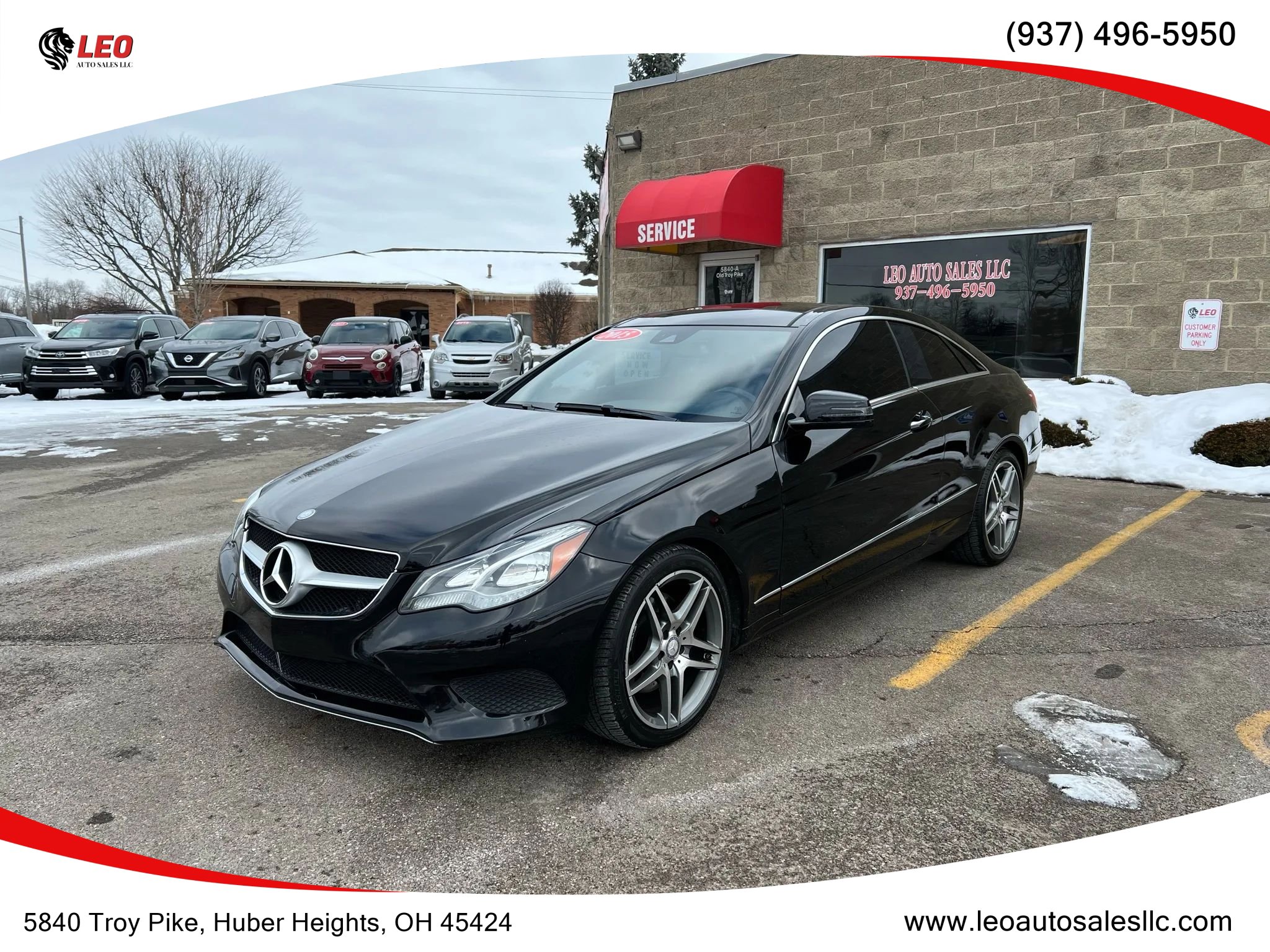 Used 2015 Mercedes-Benz E 400 4MATIC Coupe w/ Premium 1 Package image 1
