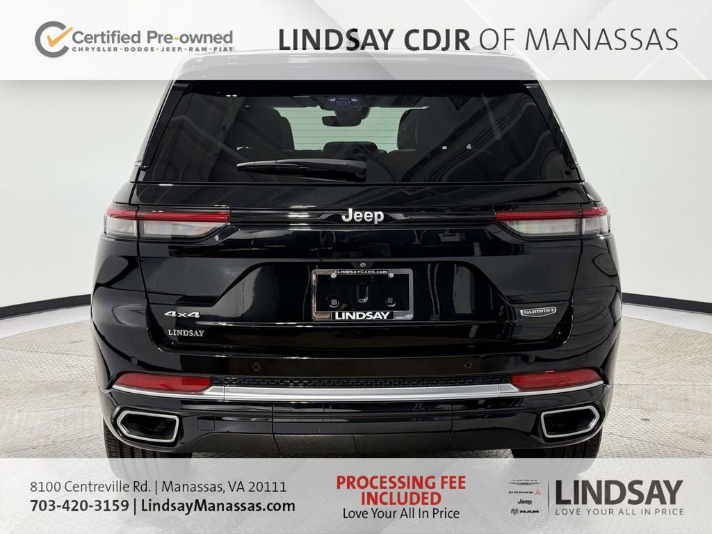 Certified 2022 Jeep Grand Cherokee Summit w/ Luxury Tech Group V AWD/4WD image 7