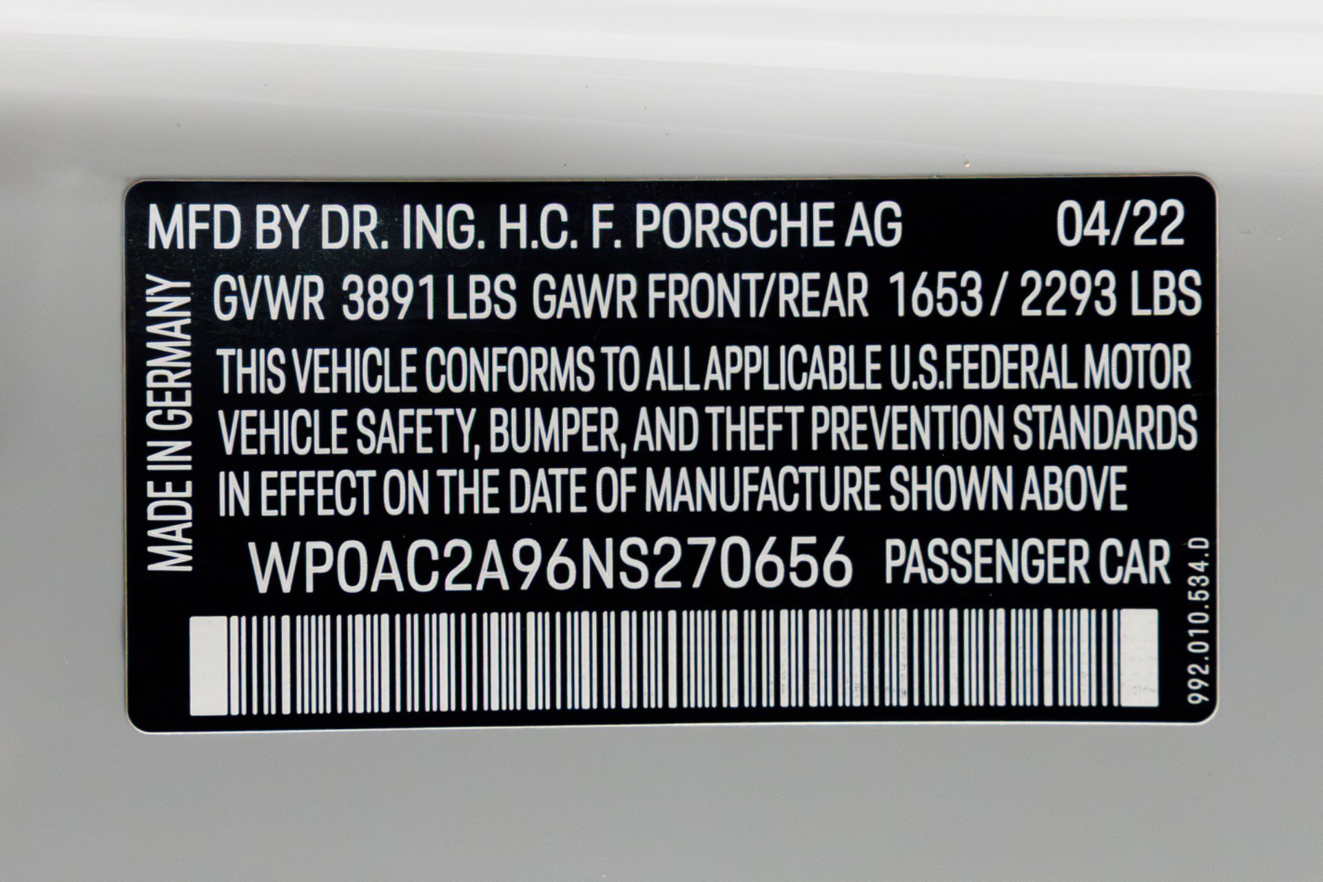 Used 2022 Porsche 911 GT3 RWD image 73