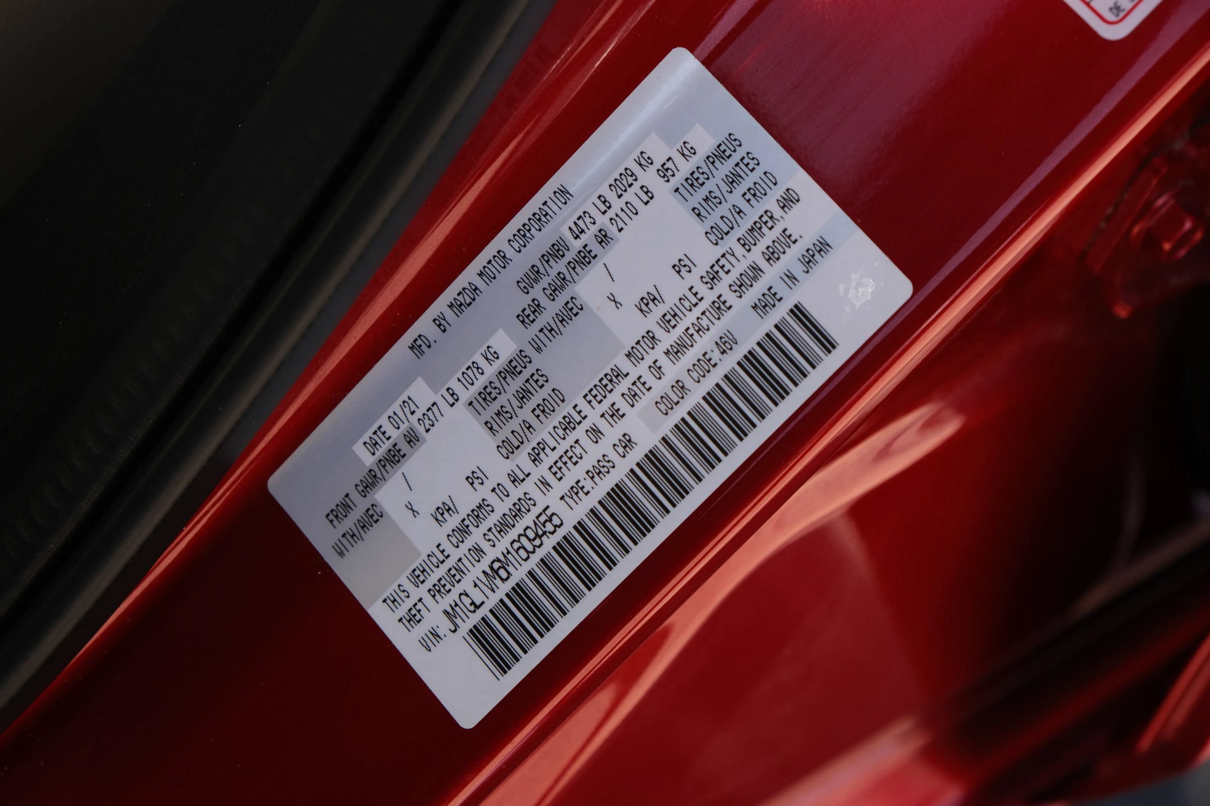 Used 2021 MAZDA MAZDA6 Touring FWD image 16