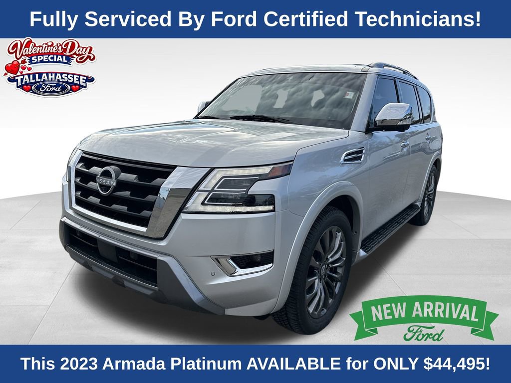 Used 2023 Nissan Armada Platinum w/ Captain's Chairs Package