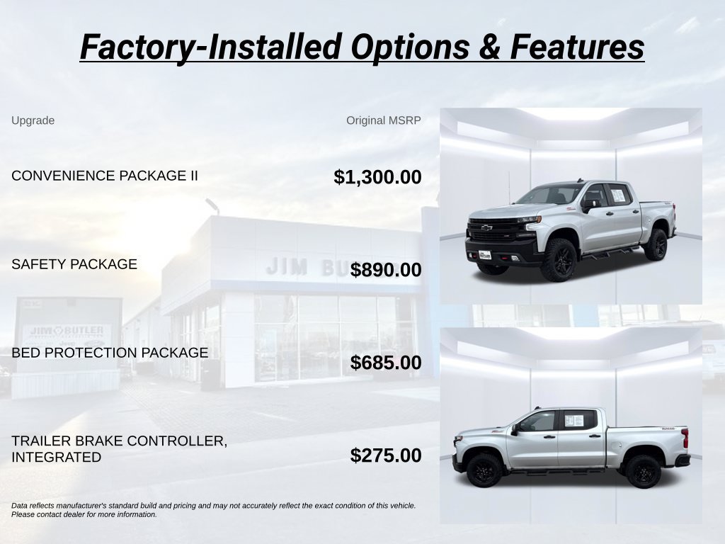 Used 2021 Chevrolet Silverado 1500 LT Trail Boss w/ Convenience Package II AWD/4WD image 3