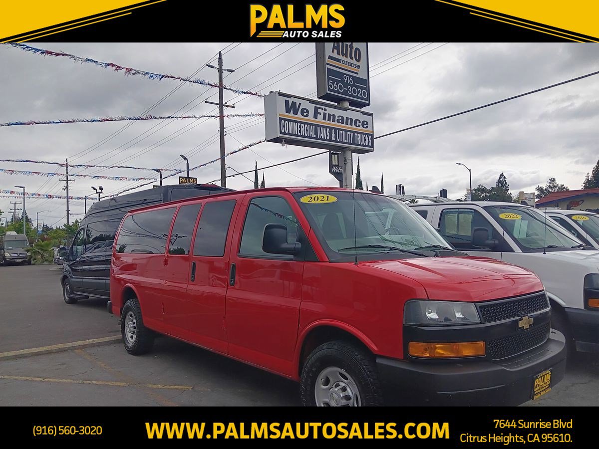 Used 2021 Chevrolet Express 3500 LS w/ Cold Climate Package RWD image 1
