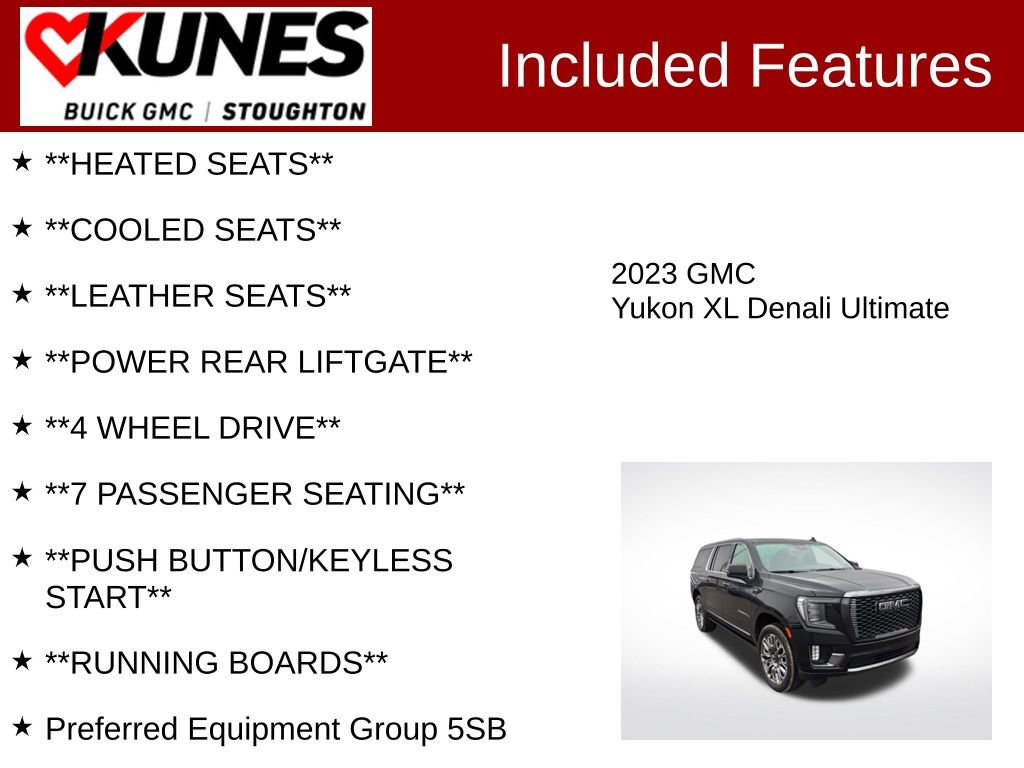 Used 2023 GMC Yukon XL Denali Ultimate image 3